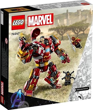 LEGO® Marvel Hulkbuster: Wakanda Savaşı 76247 - 8 Yaş ve Üzeri Çocuklar için Robot ve Minifigürler İ