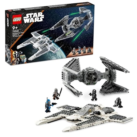 Lego 75348 Star Wars Mandalorian Fang Fighter TIE Interceptor'a Karşı