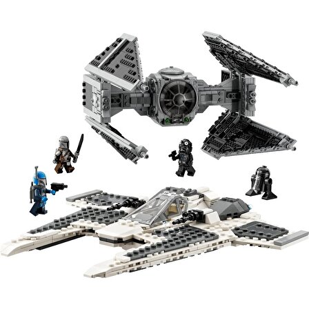 Lego 75348 Star Wars Mandalorian Fang Fighter TIE Interceptor'a Karşı