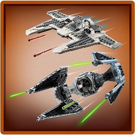 Lego 75348 Star Wars Mandalorian Fang Fighter TIE Interceptor'a Karşı