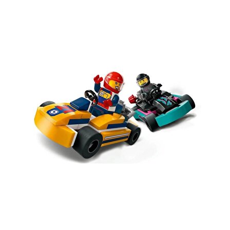 60400 LEGO® City Go-Kart ve Yarış Sürücüleri 99 parça +5 yaş