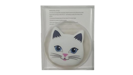 KEDİLİ CEP SOBASI,EL ISITICI,SICAK SU TORBASI PVC  9cm