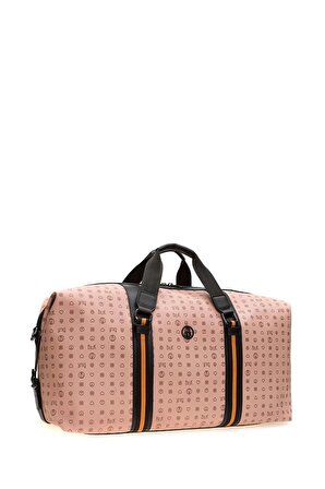 Bilik Deri Monogram Pembe Unisex Seyahat Çantası RH25 DUFFLE-MN