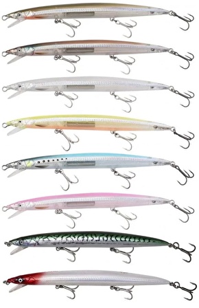 Savage gear Sandeel Jerk Minnow 145 14g  Suni Yem Savage gear-06-Pink Flash