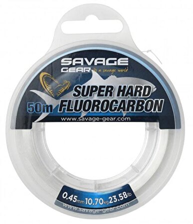 Savage Gear Super Hard Fluorocarbon 50 M Clear