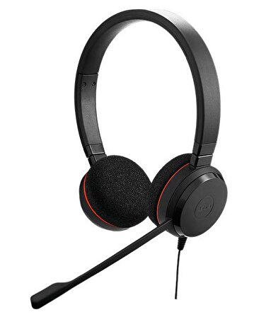 Jabra Evolve 20 Mikrofonlu Stereo Standart Kulak Üstü Kablolu Kulaklık