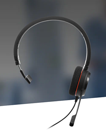 Jabra Evolve 20 Mono USB NC MS Kulak Üstü Kulaklık (Jabra Türkiye Garantili)