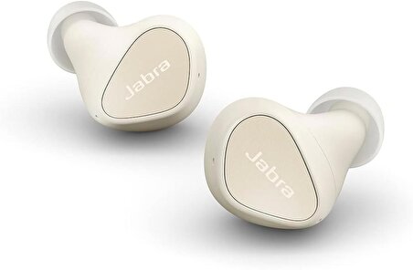Jabra Elite 4 Kablosuz Gürültü Engelleme Özellikli Kulak İçi Kulaklık - Light Beige