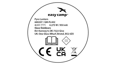 Easy Camp Pyro Lantern 3 Kademeli Kamp Lambası