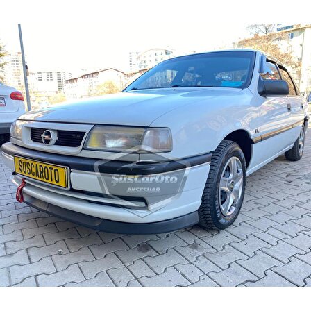 Opel Vectra A 1988-1995 Uyumlu Üniversal Astra H lip Esnek Ön Lip 2 Parça Tampon Altı Dil Karlık Ön Ek