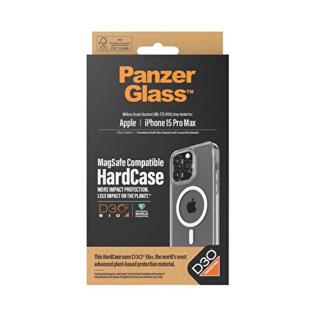 PanzerGlass iPhone 15 Pro Max HardCase MagSafe D3O Kapak