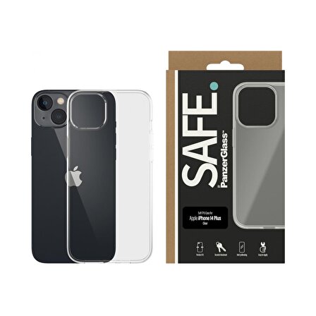 PanzerGlass SAFE. Soft TPU Case for Apple iPhone 14 Plus Şeffaf Kılıf