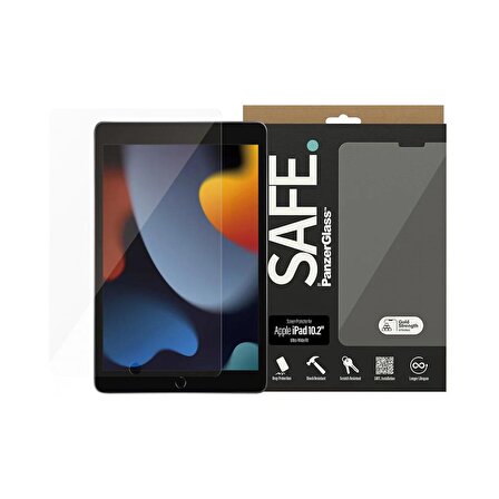 SAFE. by PanzerGlass Screen Protector Apple iPad 10.2'' | Ultra Geniş Fit