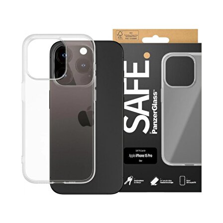 SAFE by PanzerGlass Soft Case iPhone 15 Pro UWF Kapak