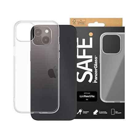 SAFE by PanzerGlass Soft Case iPhone 15 Plus UWF Kapak