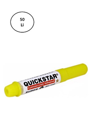 Quickstar Japon Yapıştırıcı 1,5 Gr Kutulu 50'li