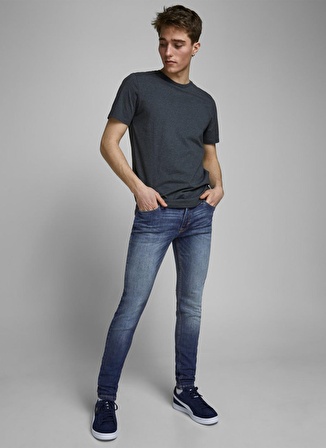 Jack & Jones Düşük Bel Skinny Fit  Erkek Denim Pantolon 12166854_JJILIAM JJORIGINAL AGI 005