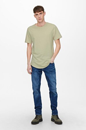 Only & Sons Longy Tee Noos Oil Green - 22002973