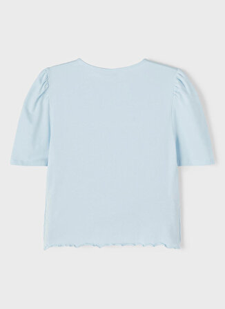 Lmtd Düz Mavi Kız Çocuk T-Shirt 13203323