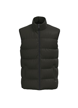 Only & Sons Koyu Gri Erkek Yelek 22022232_ONSMELVIN LIFE PUFFER VEST