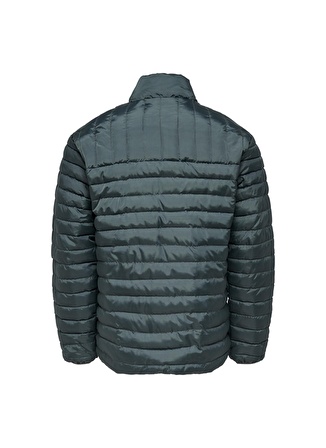 Only & Sons Koyu Mavi Erkek Mont 22022612_ONSPIET QUILTED HIGHNECK