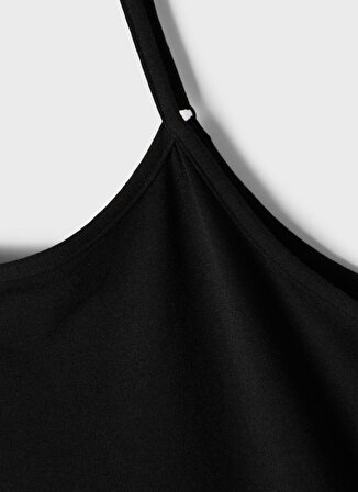 Lmtd Düz Siyah Kız Çocuk Standart Elbise 13204079