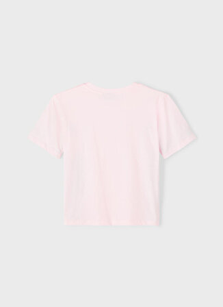 Lmtd Düz Pembe Kız Çocuk T-Shirt 13204083