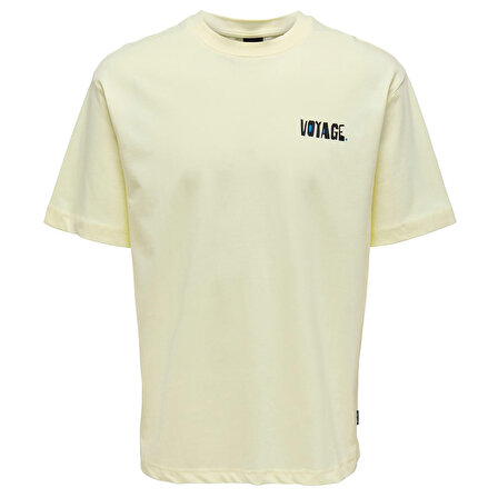 Only & Sons Pilot Summer Erkek Sarı Tişört (22025301-PSB)