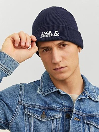 JACK&JONES JACDNA BEANIE NOOS LACİVERT-1