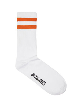 Jack & Jones Beyaz Erkek Çorap 12234474_JACKAYDEN TENNIS SOCK