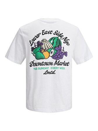 Jack & Jones Jorcabana Graphic Tee Ss Crew Neck Ln Erkek T-Shirt