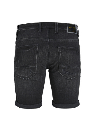 Jack & Jones Normal Siyah Erkek Denim Şort 12229222_JJIRICK JJBLAIR SHORTS GE