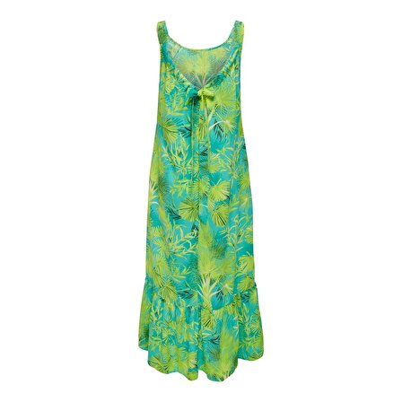 Only Standart Kalıp Kolsuz Yeşil Kadın Elbise 15293455