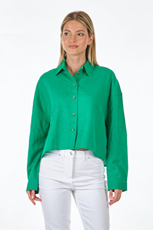 Only Yeşil Kadın Gömlek 15291266