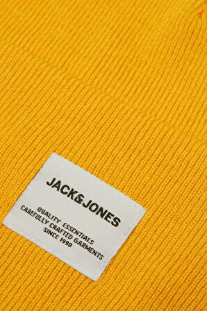 Jack & Jones Jaclong Knit Erkek Turuncu Bere 12150627-Orange