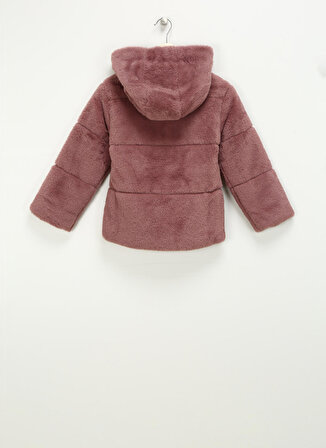 Name İt Gül Kurusu Bebek Mont NMFMOSA FAKE FUR JACKET W HOOD PB