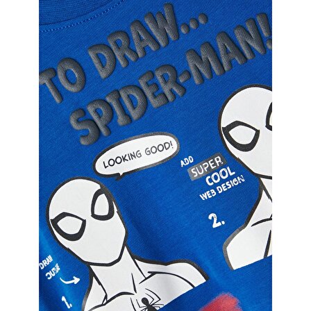 Name It Spiderman Mavi Erkek Çocuk Sweatshirt 13221198