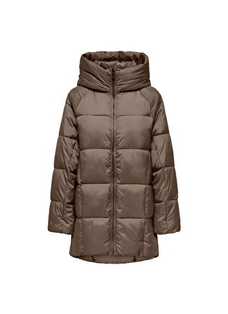 Only Açık Kahve Kadın Kaban ONLASTA OVERSIZED PUFFER COAT CC OT