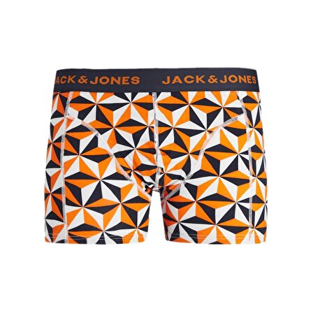Jack & Jones 12240234 Jacgeometrıc Gems Trunks 3 Pack Renkli