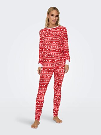 Only Kırmızı Kadın Pijama Takımı 15309334