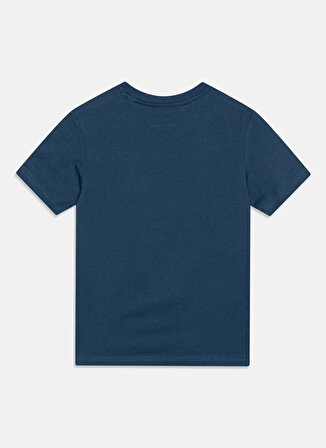 Jack & Jones Baskılı Mavi Erkek T-Shirt JJNAVIN TEE SS CREW NECK JNR