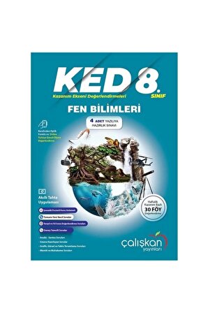 8. Sınıf LGS 1. Dönem Fen Bilimleri Kazanım Ekseni Değerlendirme Denemeleri