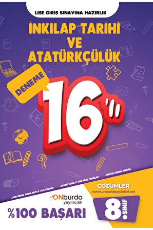 8. Sınıf İnkılap Tarihi Ve Atatürkçülük Yeni Nesil Branş Denemeleri