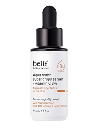Belif Aqua Bomb Super Drops Serum - %8 C Vitamini Serumu 13 ML 