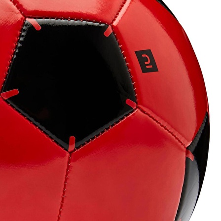 Futbol Topu F100 9-12 Yaş + 4 Numara  YENİ SERİ KIRMIZI