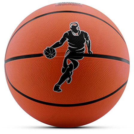 Telvesse Basketbol Topu İç Dış Mekan Pompa Hediyeli 7 Numara Turuncu 