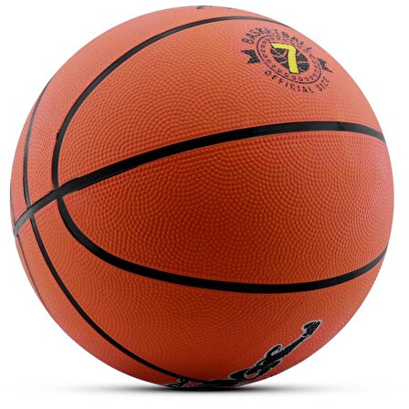 Telvesse Basketbol Topu İç Dış Mekan Pompa Hediyeli 7 Numara Turuncu 