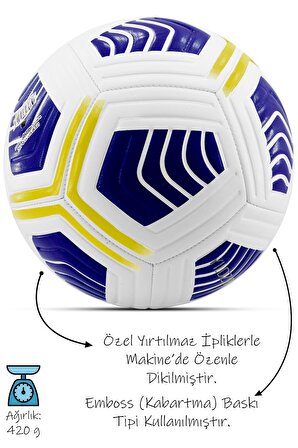 Futbol Topu Score Sert Zemin Halı Sahada Topu No:5 Lacivert
