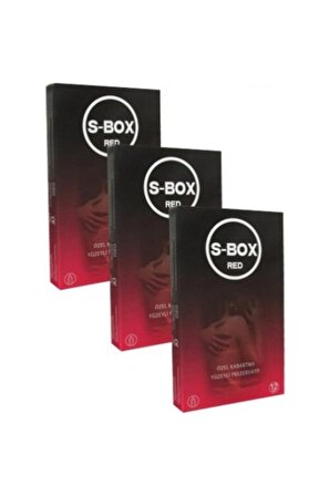 3 Adet Kabartmalı Prezervatif 12x3 Condom Set