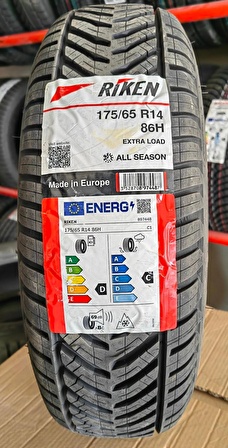 Riken 175/65R14 86H XL All Season Dört Mevsim Lastiği 2023